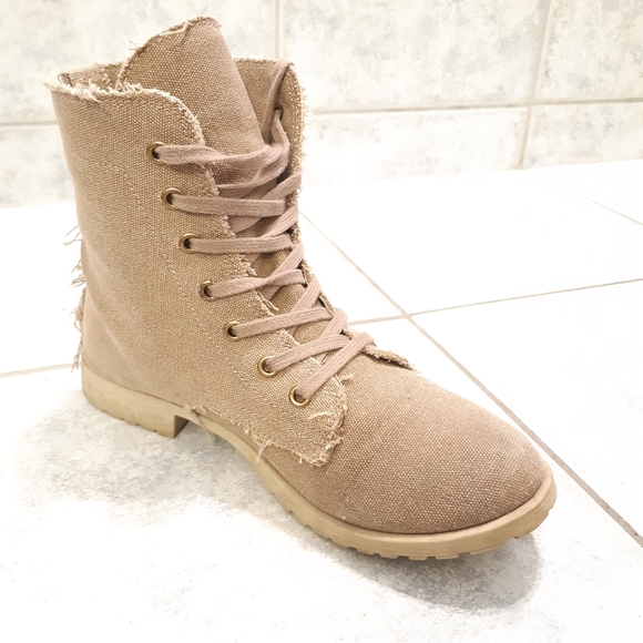 Call It Spring Shoes - Women combat boot size 9 By Spring